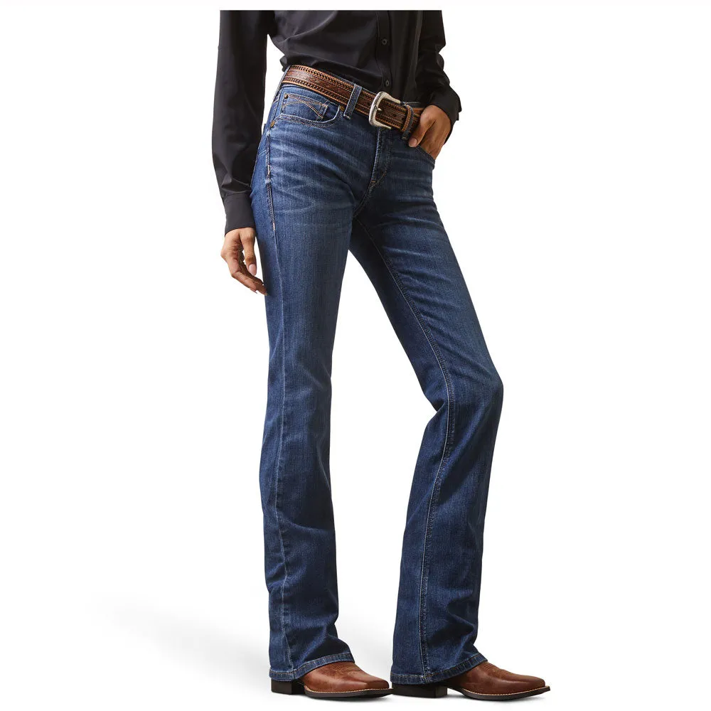 10043146 Ariat Women's REAL Leila Perfect Rise Bootcut Jean - Irvine