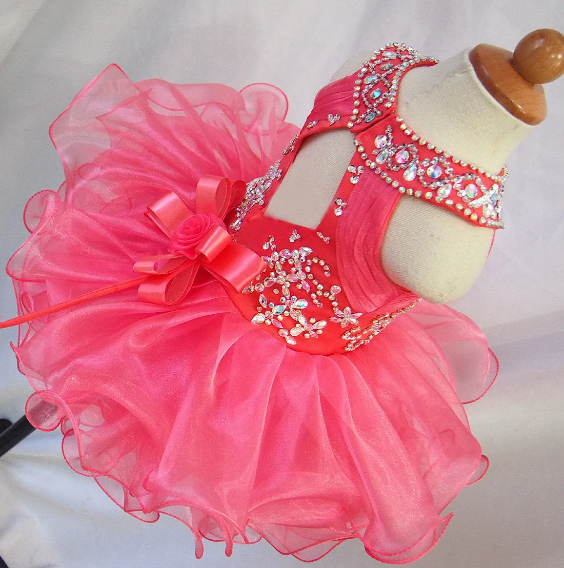 16 color ---Infant/toddler/baby/children/kids Girl's Pageant evening/prom Dress/clothing 1~6T G215-2