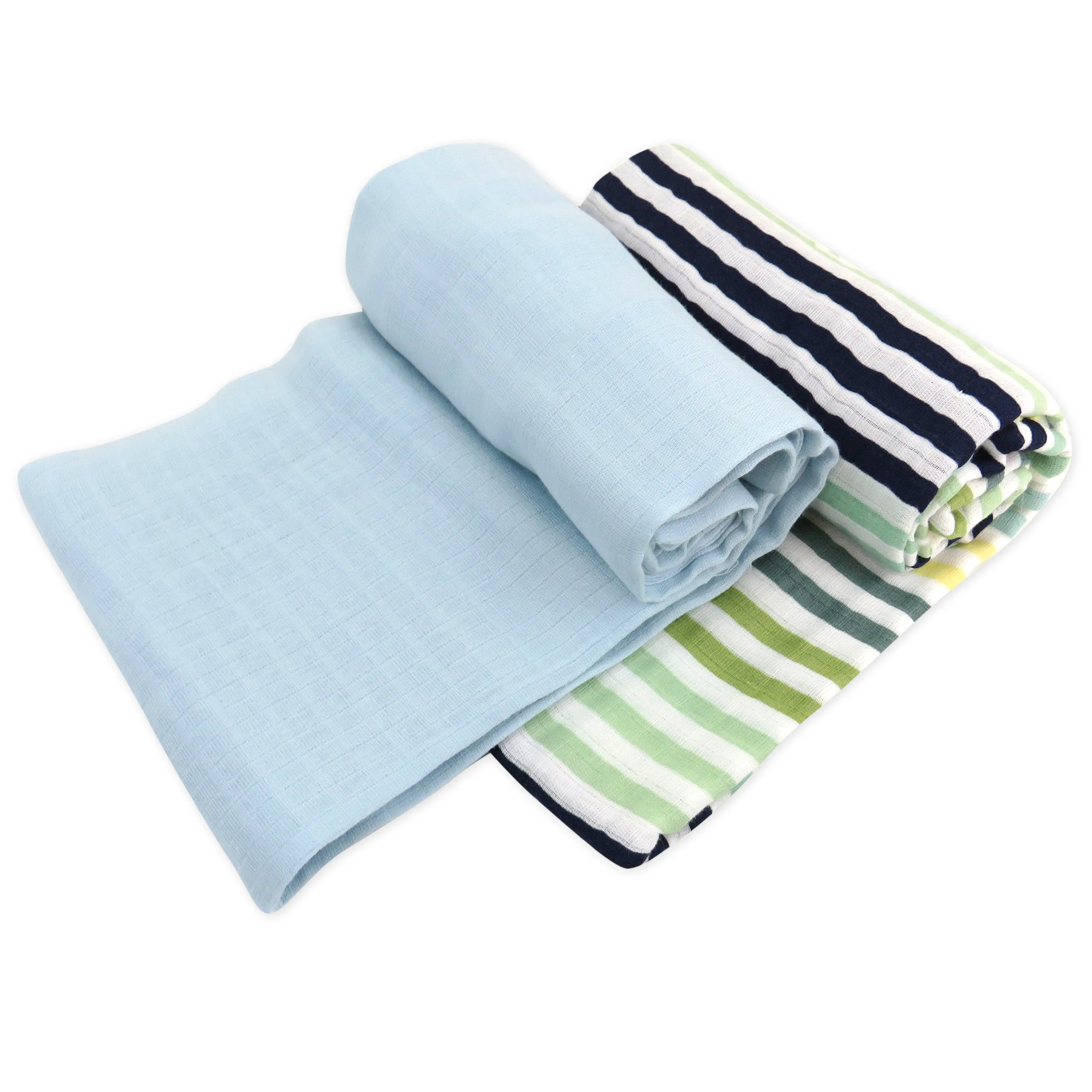 2-Pack Organic Cotton Swaddle Blankets