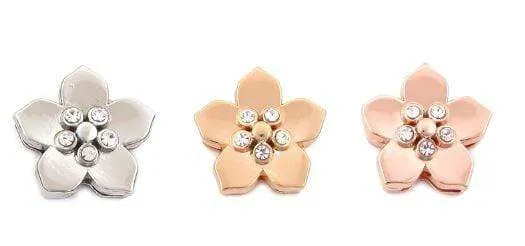 5 Stone Flower Charm