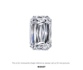 5.00ct. Roset Radiant Modified Brilliant Lab Grown Diamond F VS1 IGI98052