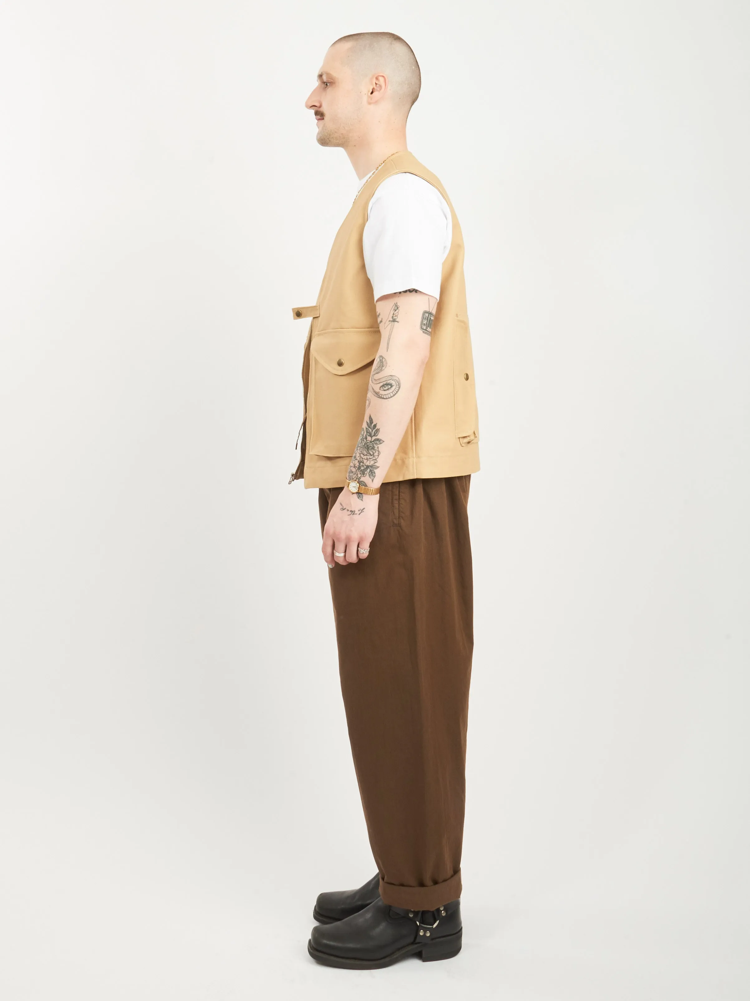 Alvord Khaki Cargo Vest