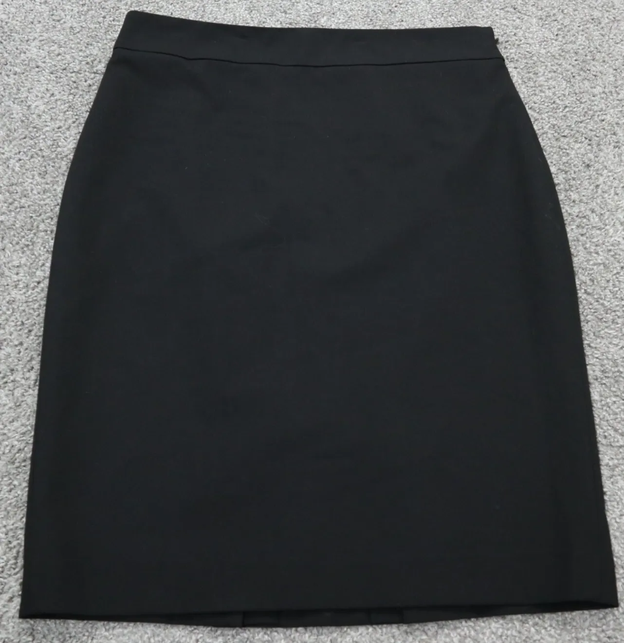 Ann Taylor Womens Casual Layered Straight Pencil Skirt Knee Length Black Size 6P