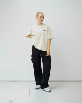 Anna Vilma - Cropper Cargo Pants - Black