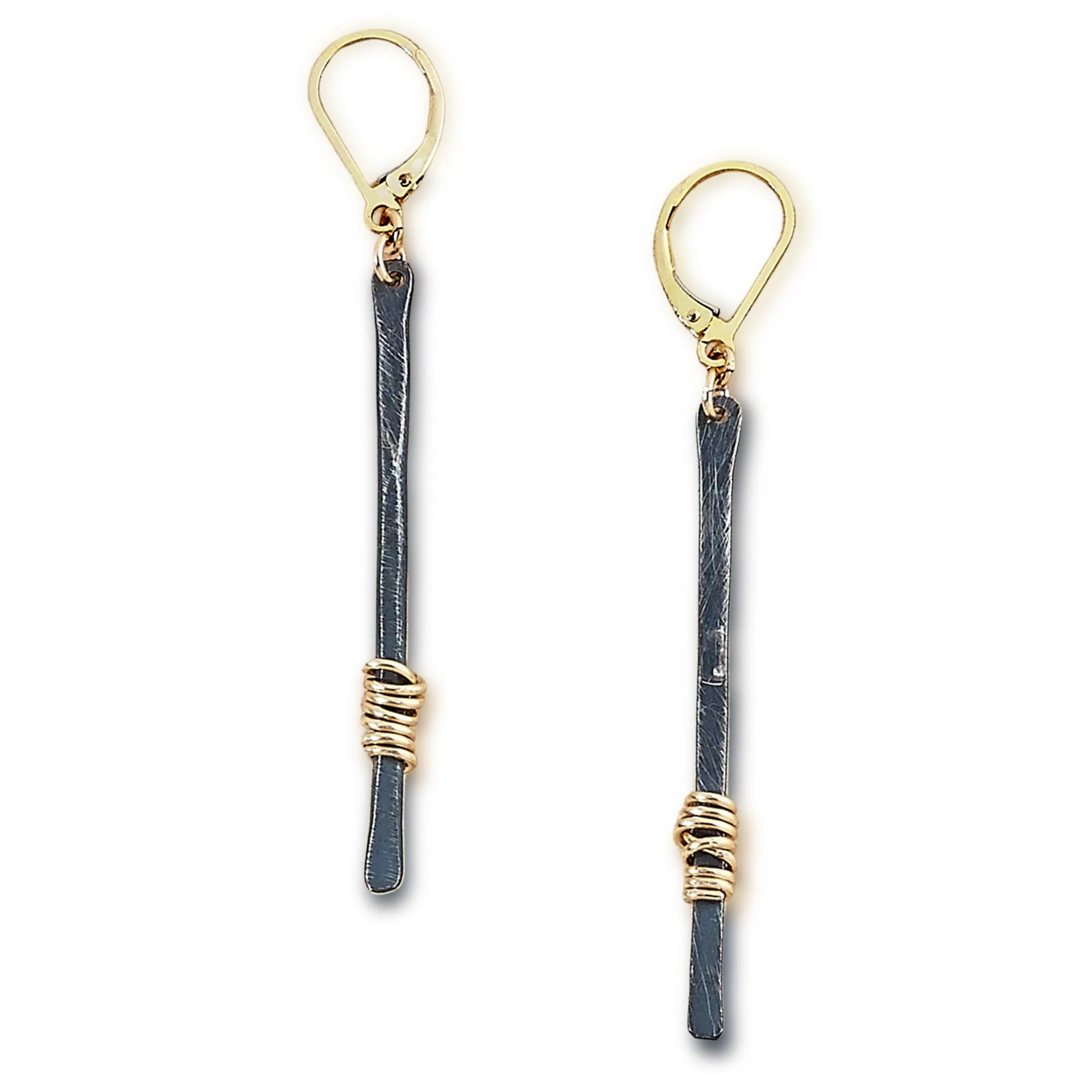 antique stem earrings