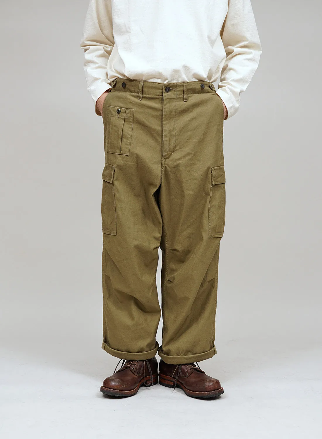 Army Cargo Pant in Khaki