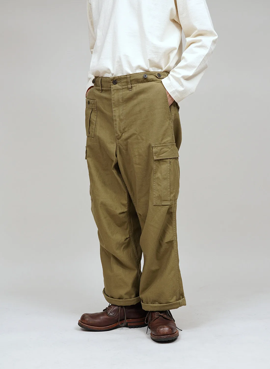 Army Cargo Pant in Khaki