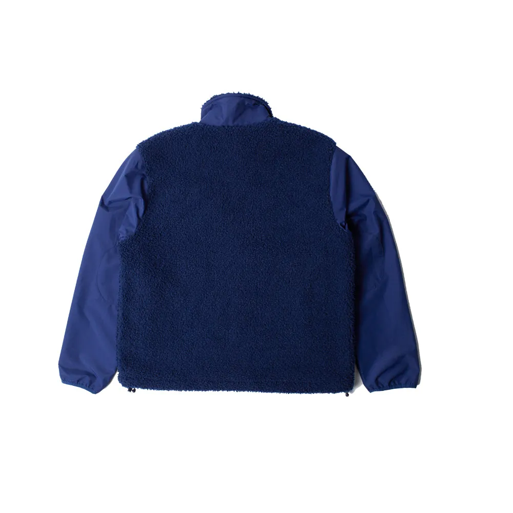 Balled Fleece Jacket (Dark Royal Blue)