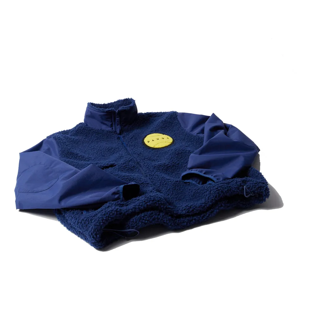 Balled Fleece Jacket (Dark Royal Blue)