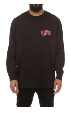 BBC Arch Long Sleeve Tee- BLACK/PINK