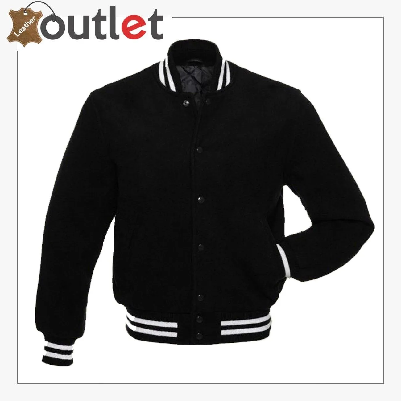 Black Fleece Varsity Jacket