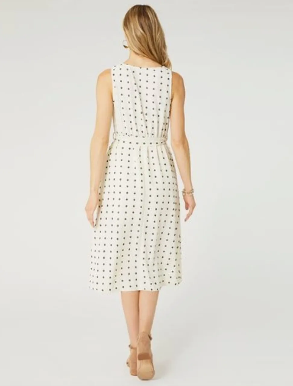 C C Swiss Dot Dress-Polka Dot