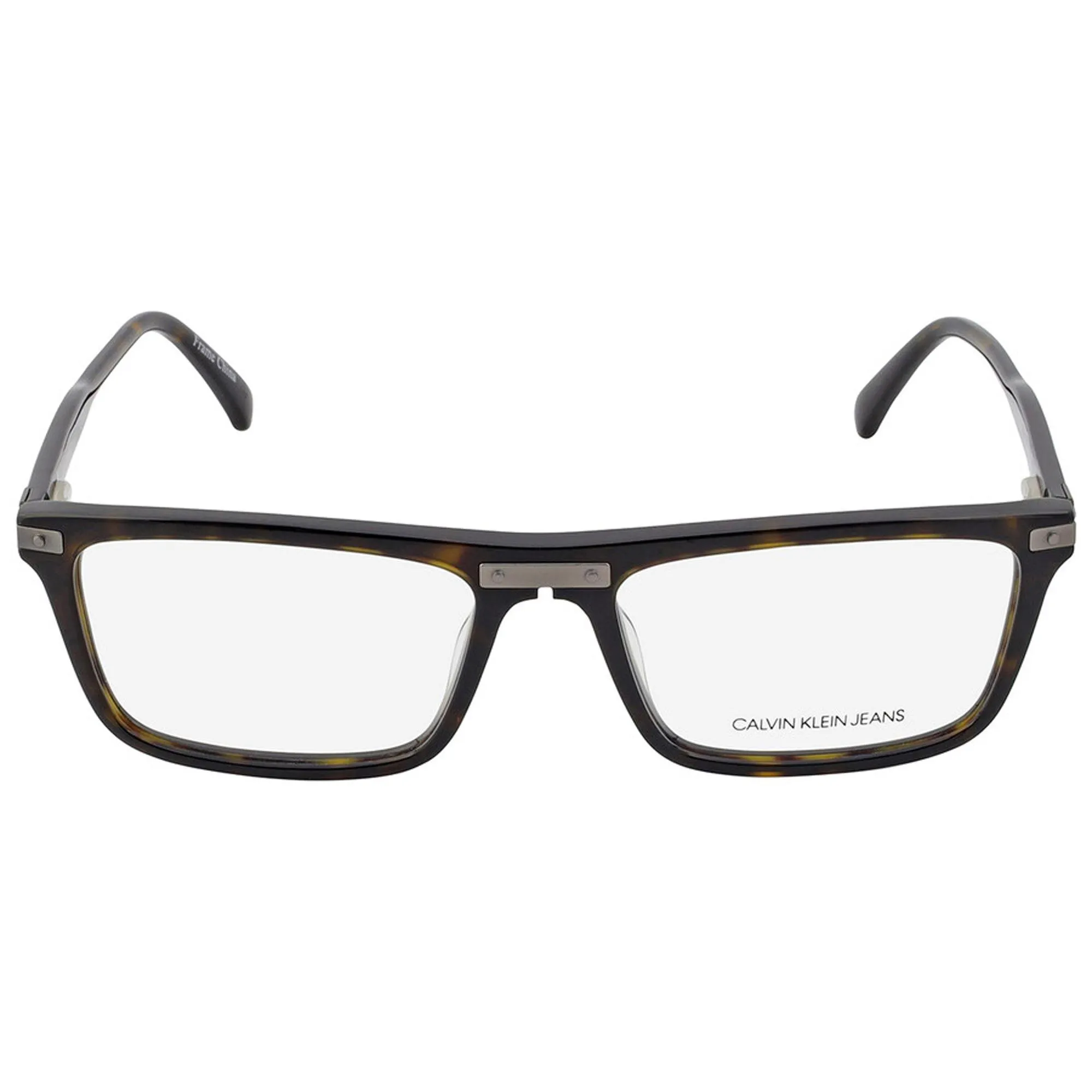 Calvin Klein Jeans Men's Eyeglasses - Dark Tortoise Rectangular Frame | CKJ20519 235