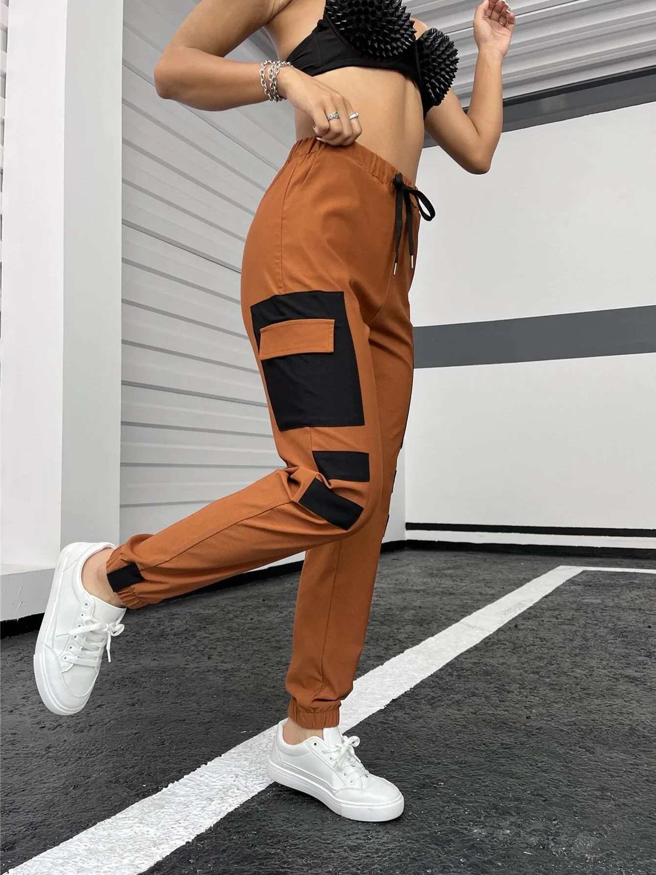 Cargo Pants With Drawstring Waistband