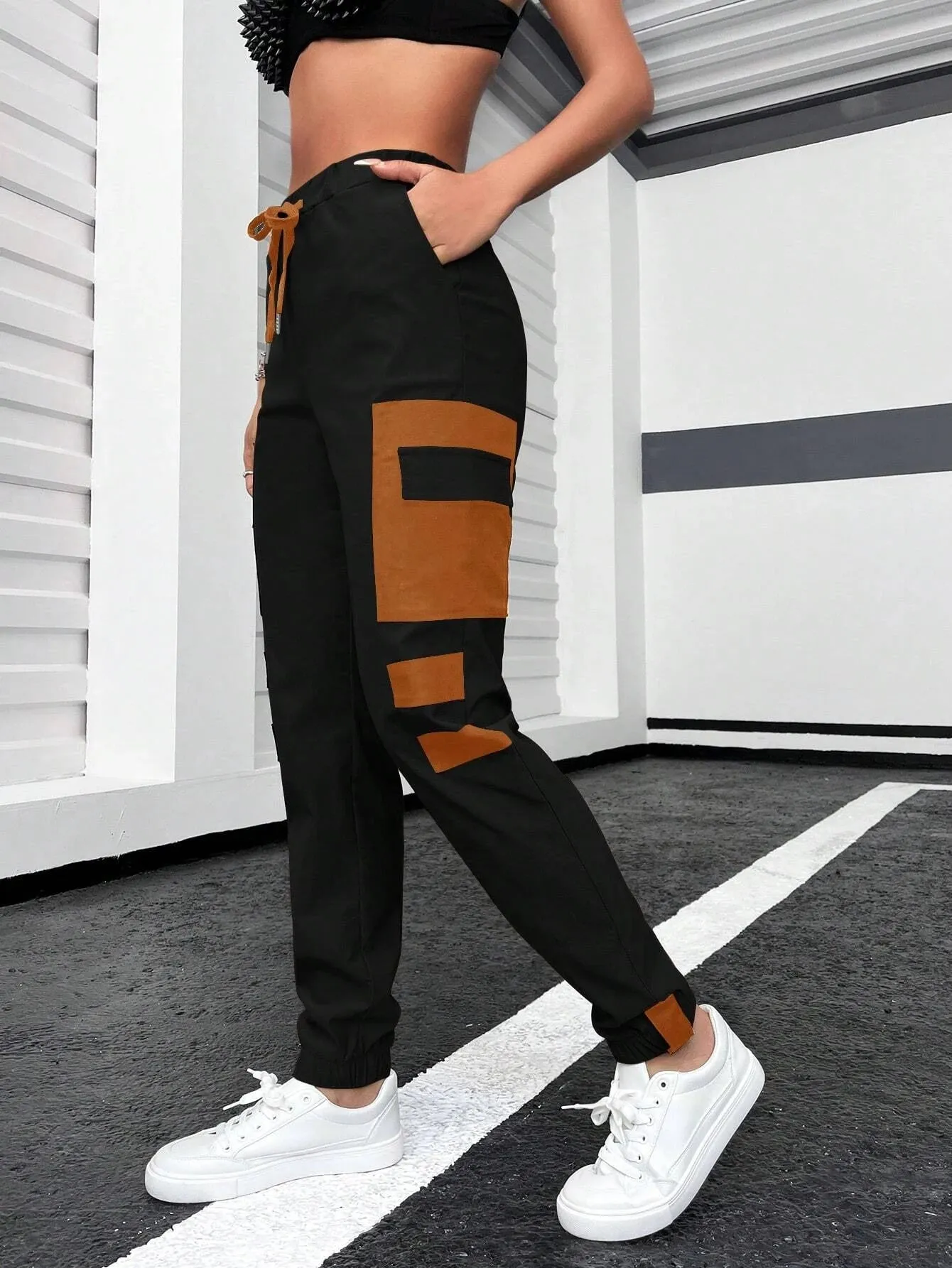 Cargo Pants With Drawstring Waistband