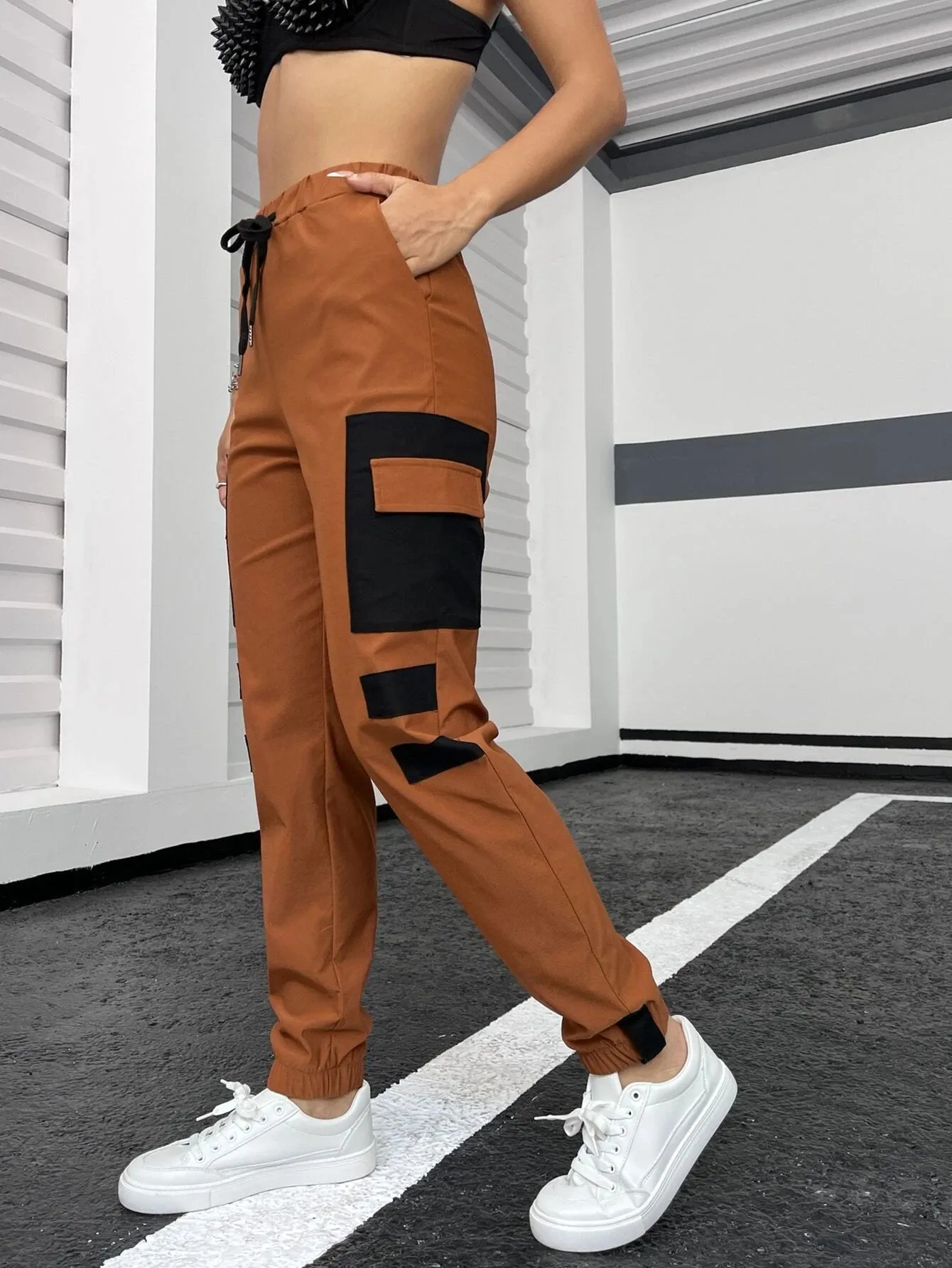 Cargo Pants With Drawstring Waistband