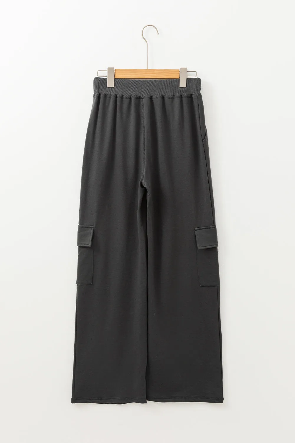 Cargo Pockets Drawstring Sweatpants