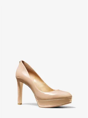 Chantal Faux Patent Leather Platform Pump