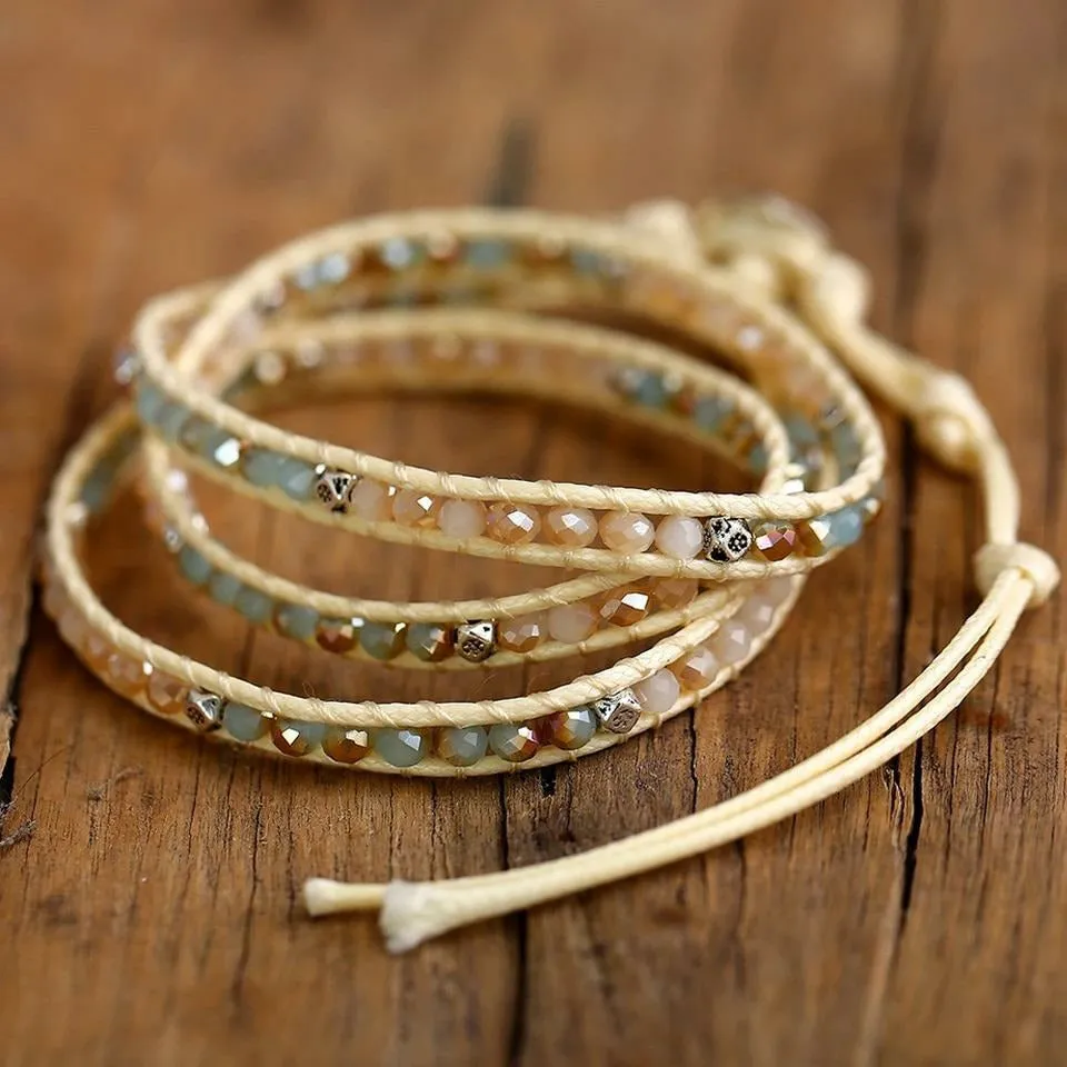 Chique Leather Wrap Bracelet