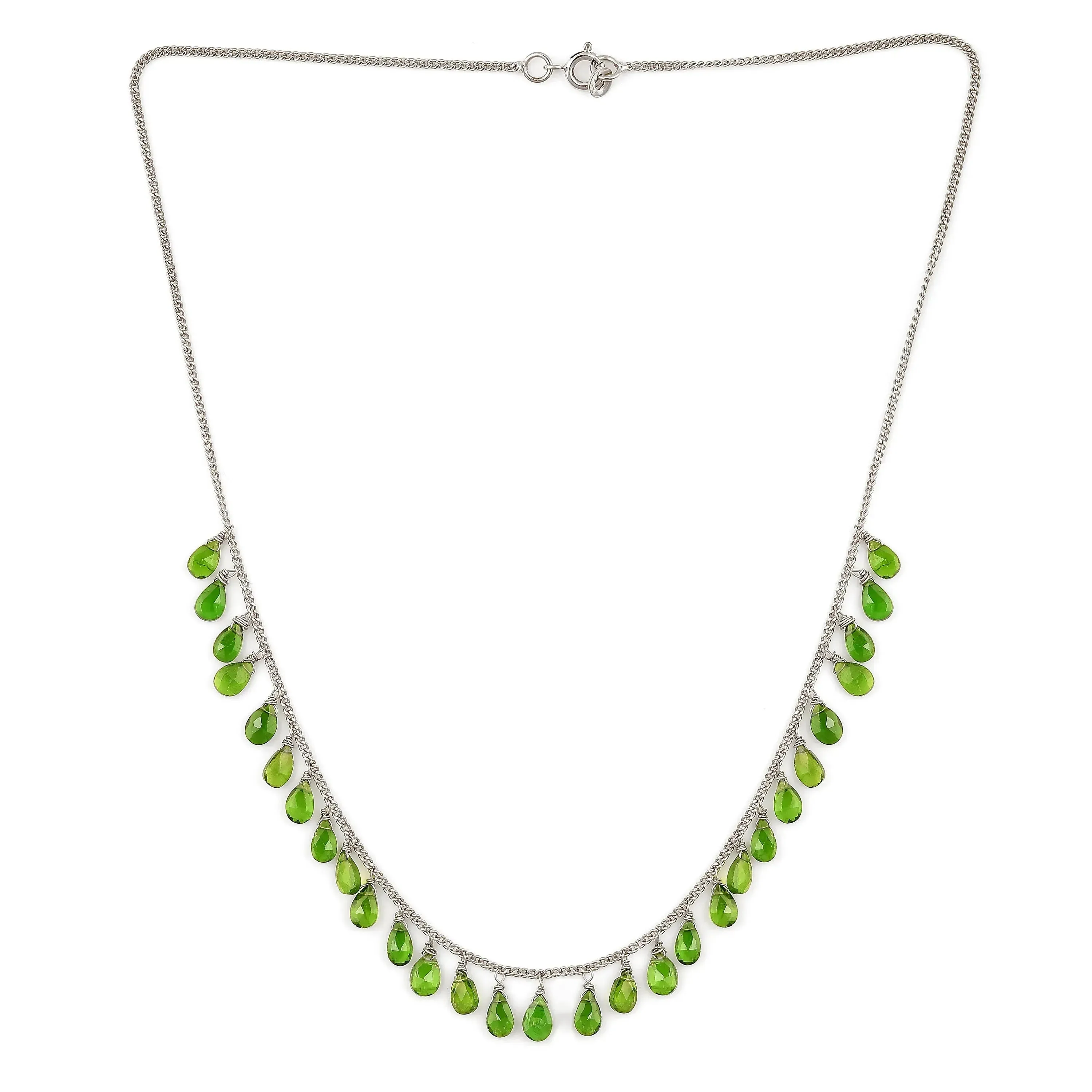 Chrome Diopside Layer Necklace