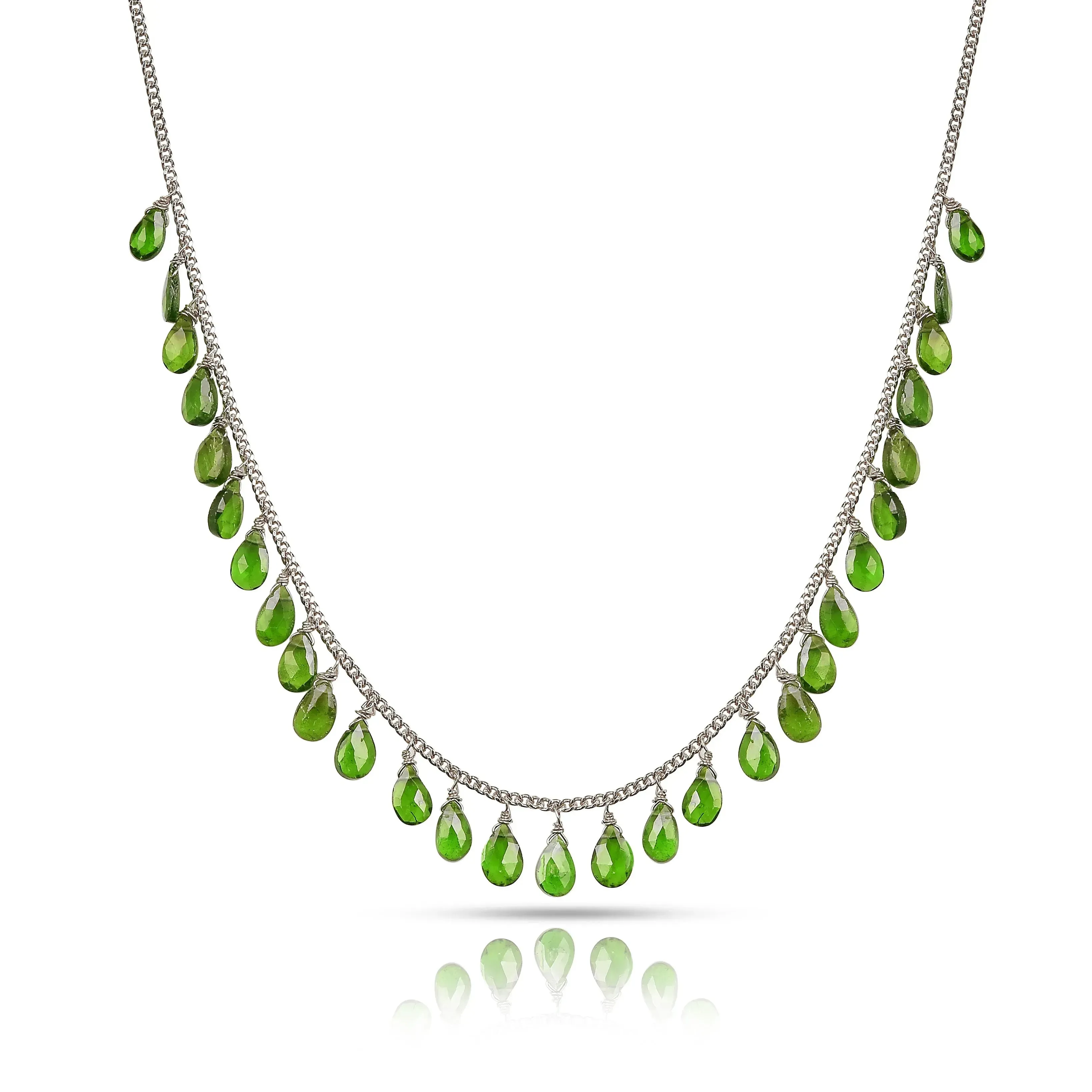 Chrome Diopside Layer Necklace