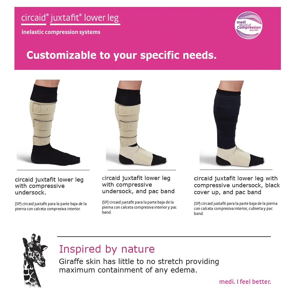 circaid juxtafit Essentials Inelastic Lower Leg Compression Wrap