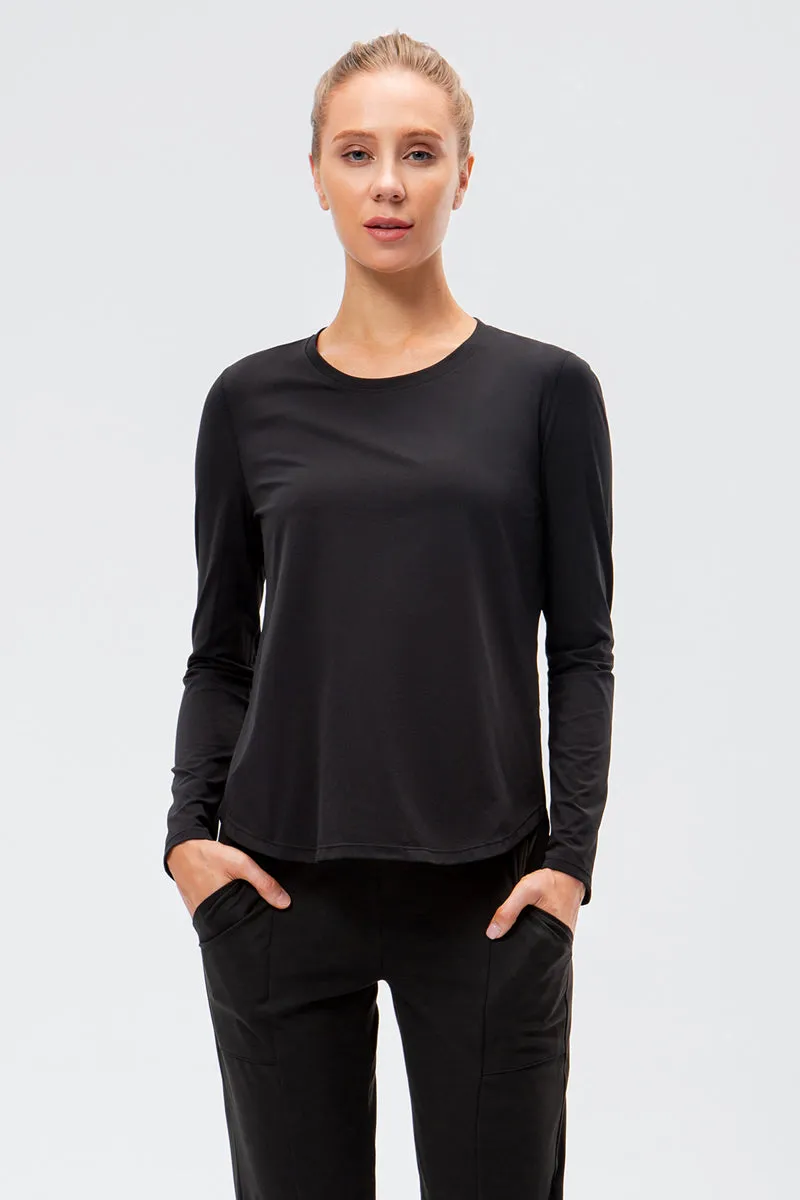 Crew Neck Long Sleeve T-Shirt