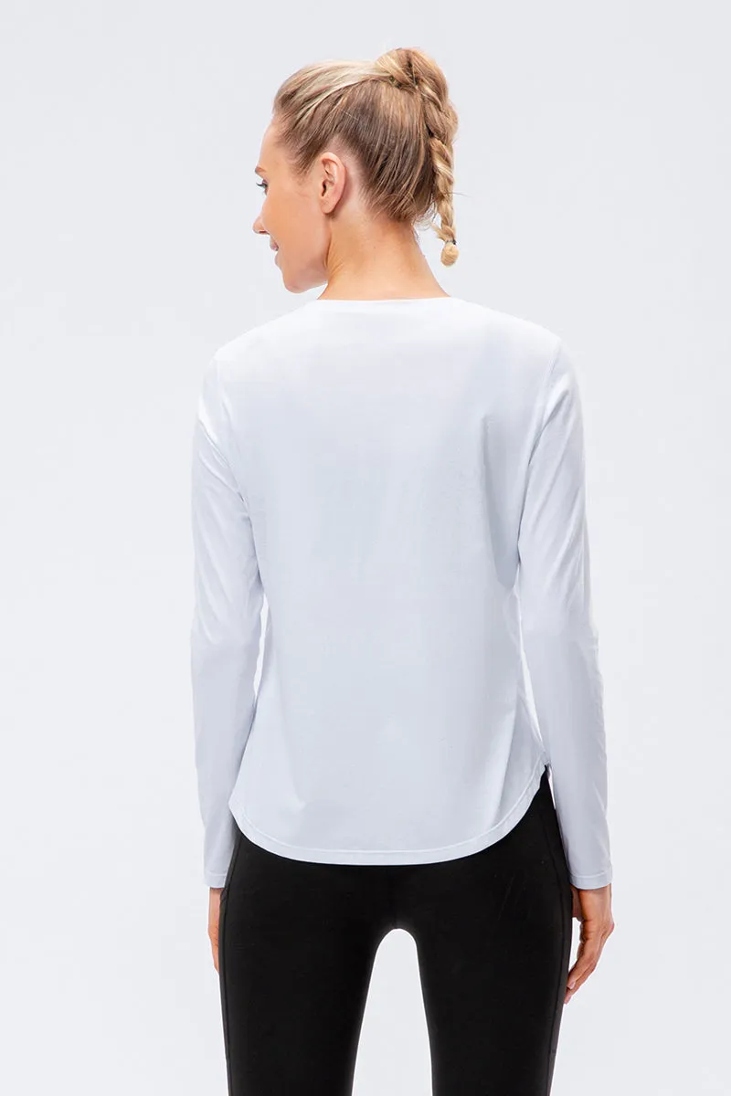 Crew Neck Long Sleeve T-Shirt