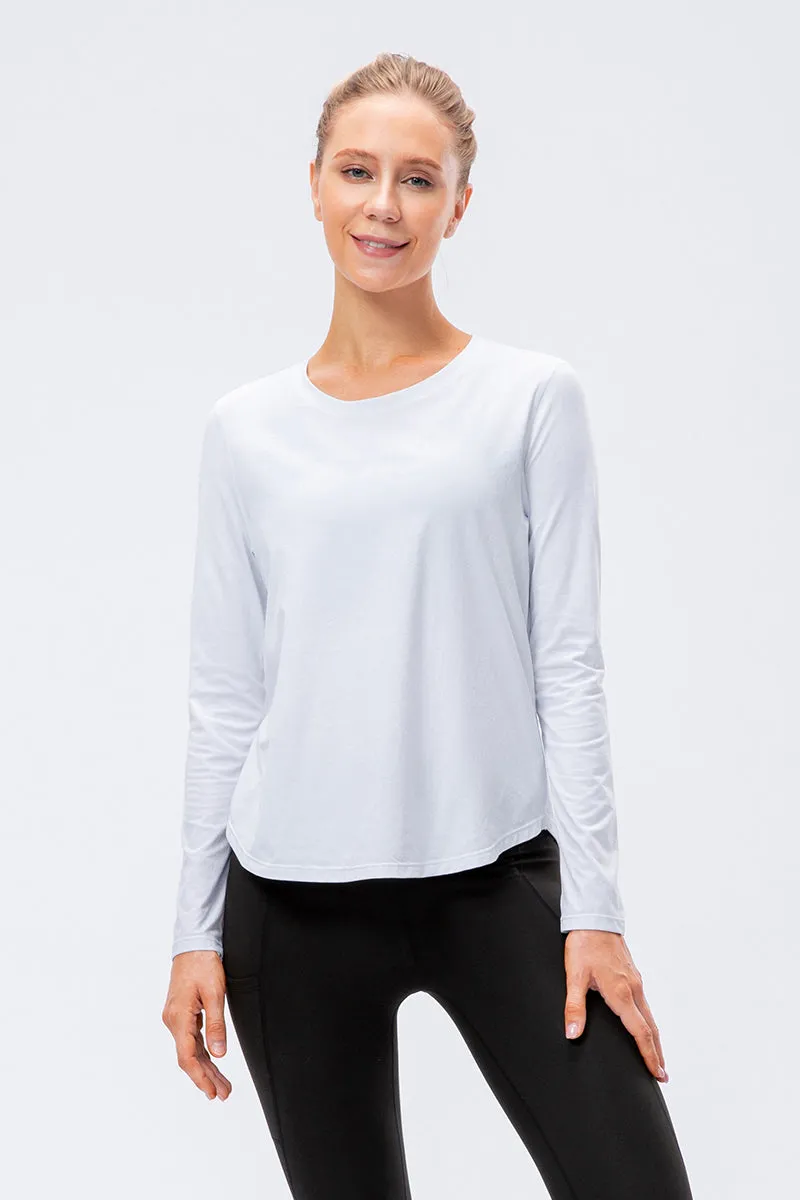 Crew Neck Long Sleeve T-Shirt