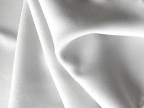 Cushnie Iceberg White Stretch Viscose Crepe (Made in Italy)