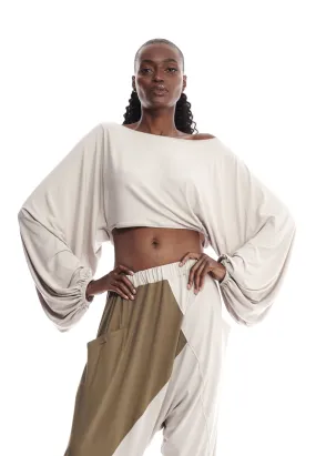 Cyclades Bamboo Cropped Sleeves