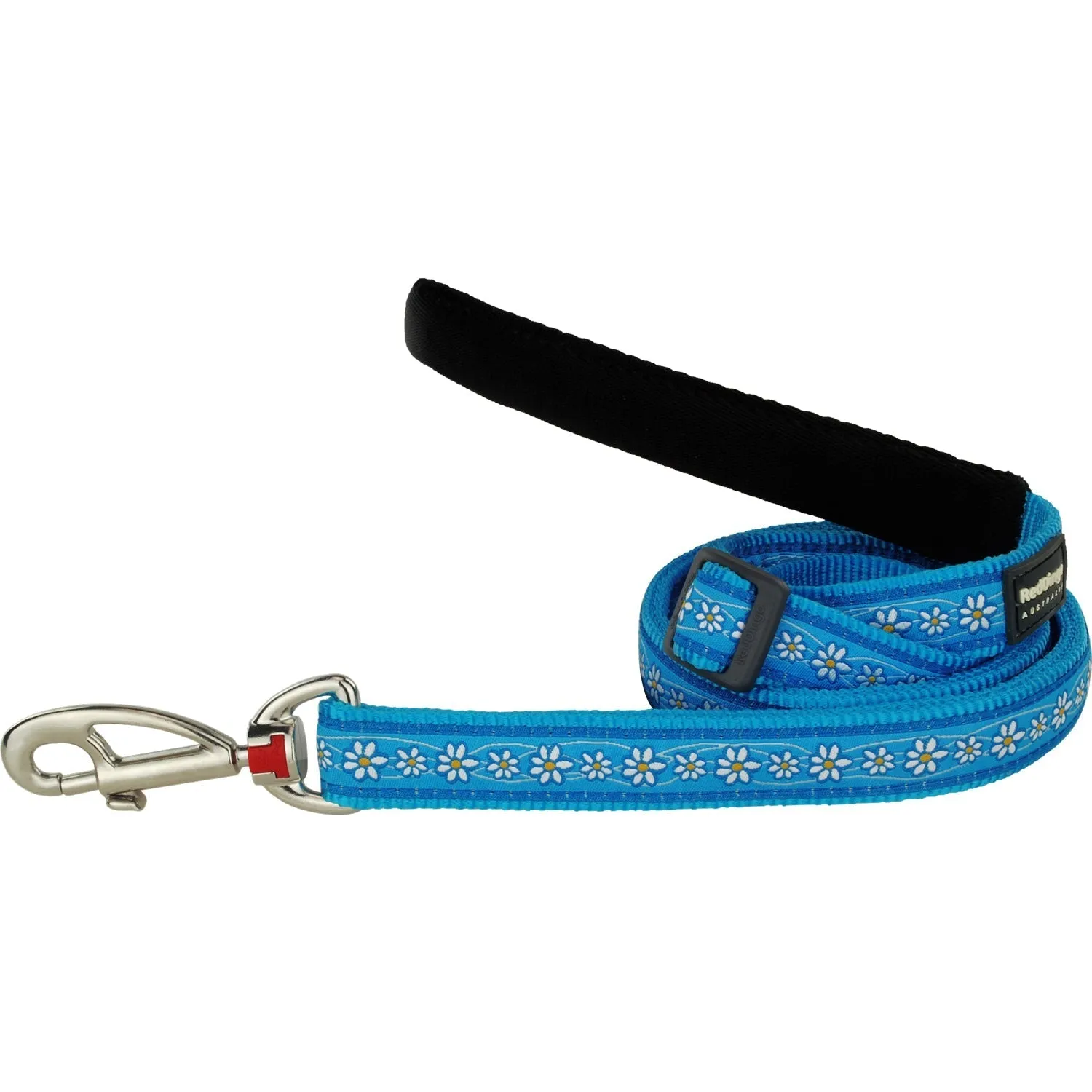 Daisy Chain Turquoise Dog Leash