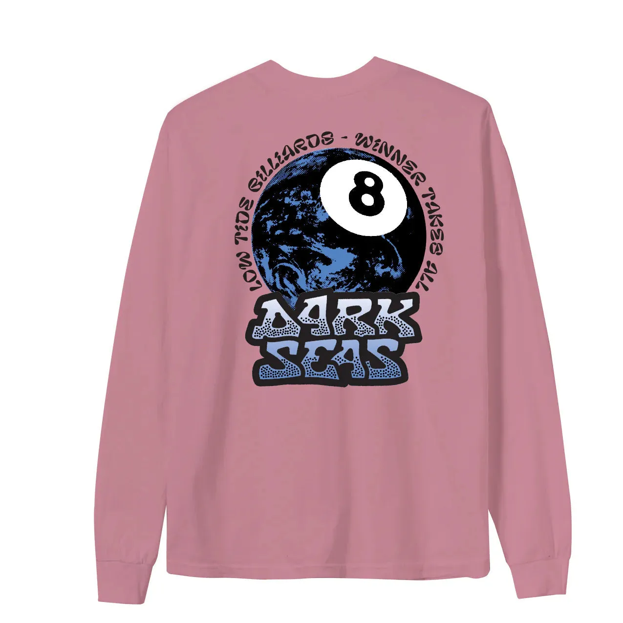 DARK SEAS Billiards Long Sleeve T-Shirt Pink