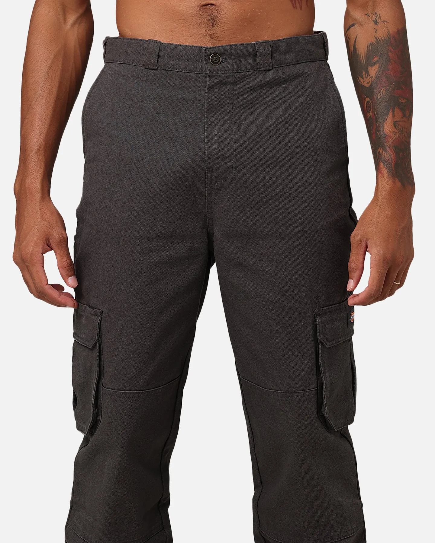 Dickies 85-283 Cargo Canvas Pants Washed Graphite