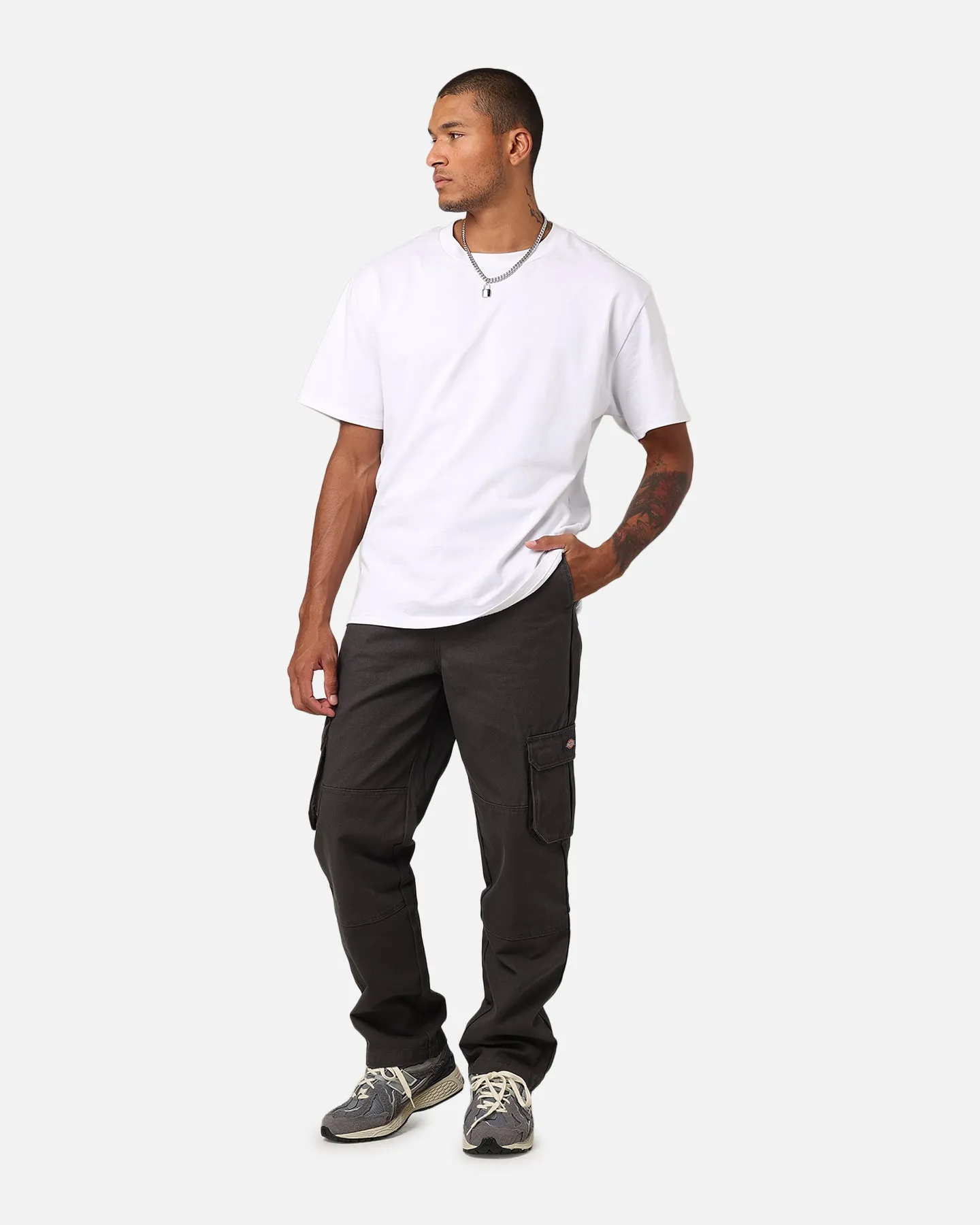 Dickies 85-283 Cargo Canvas Pants Washed Graphite