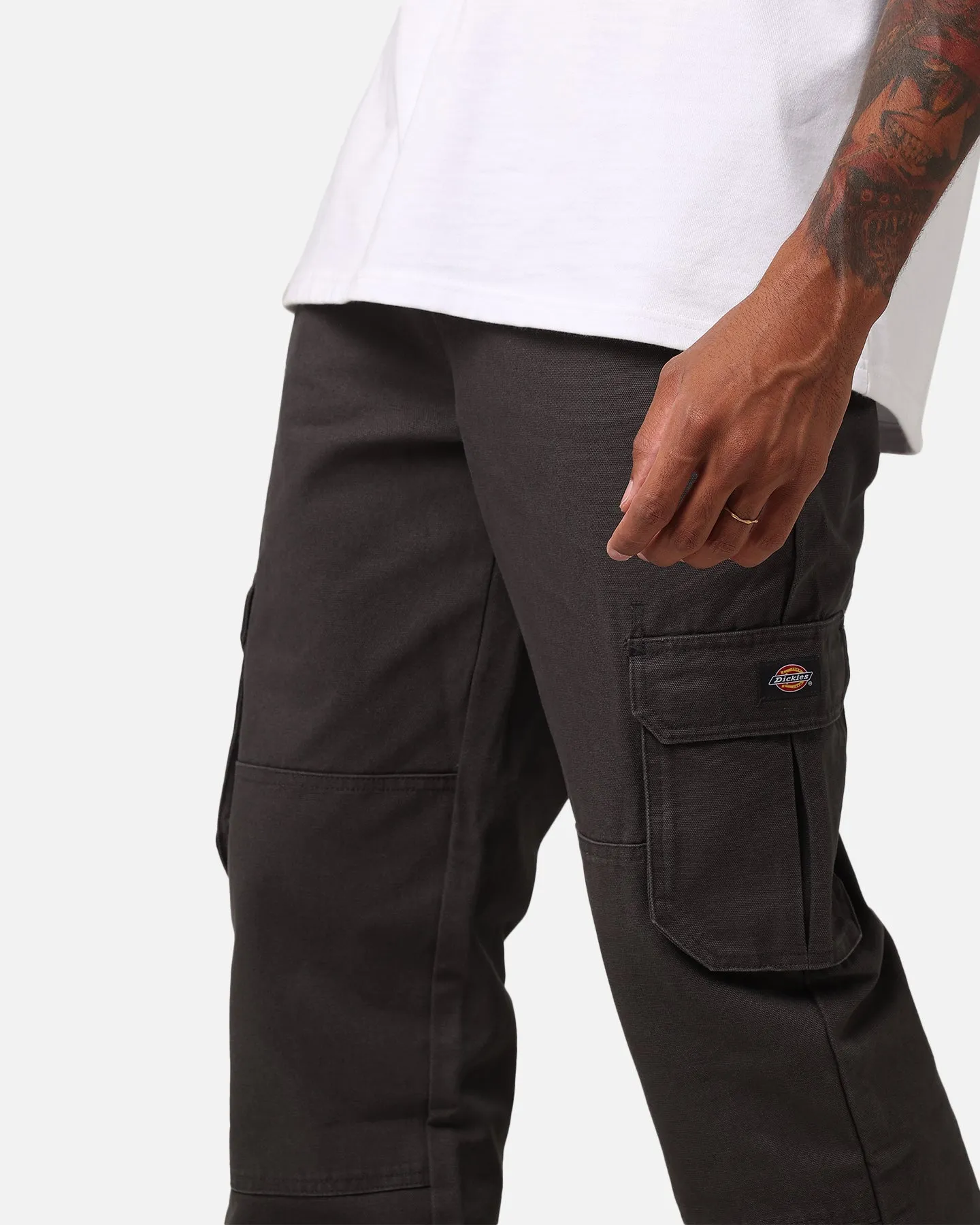 Dickies 85-283 Cargo Canvas Pants Washed Graphite