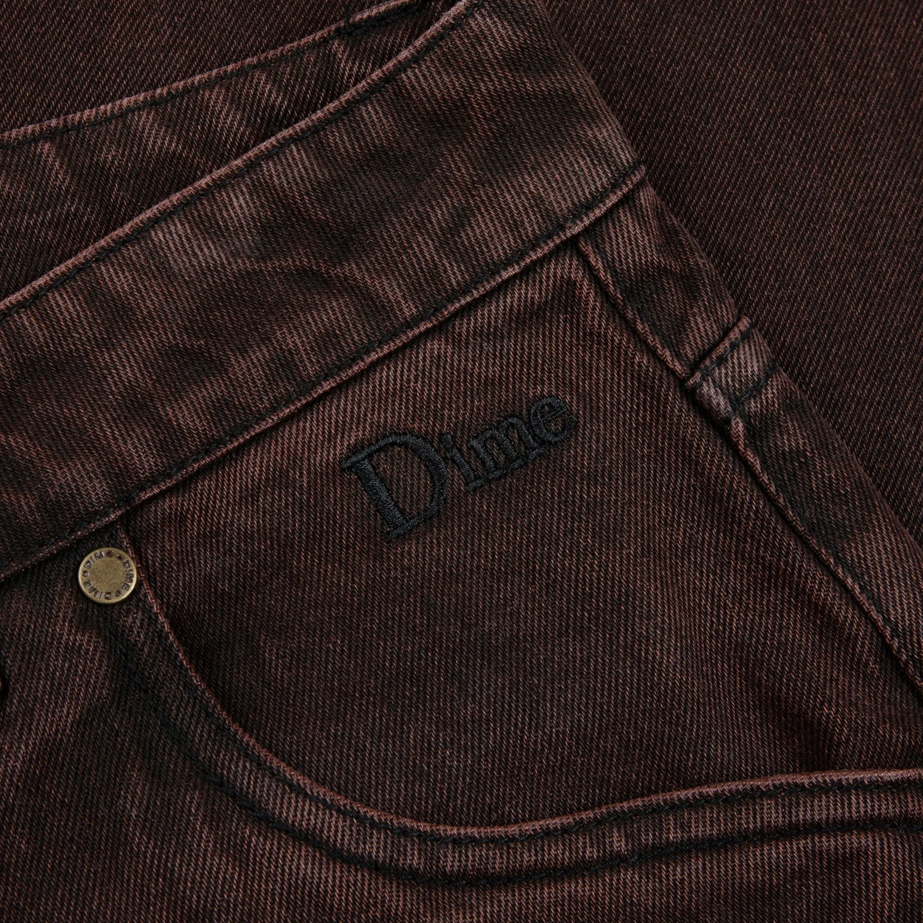 Dime MTL Classic Baggy Denim Pants - Sandblasted Copper