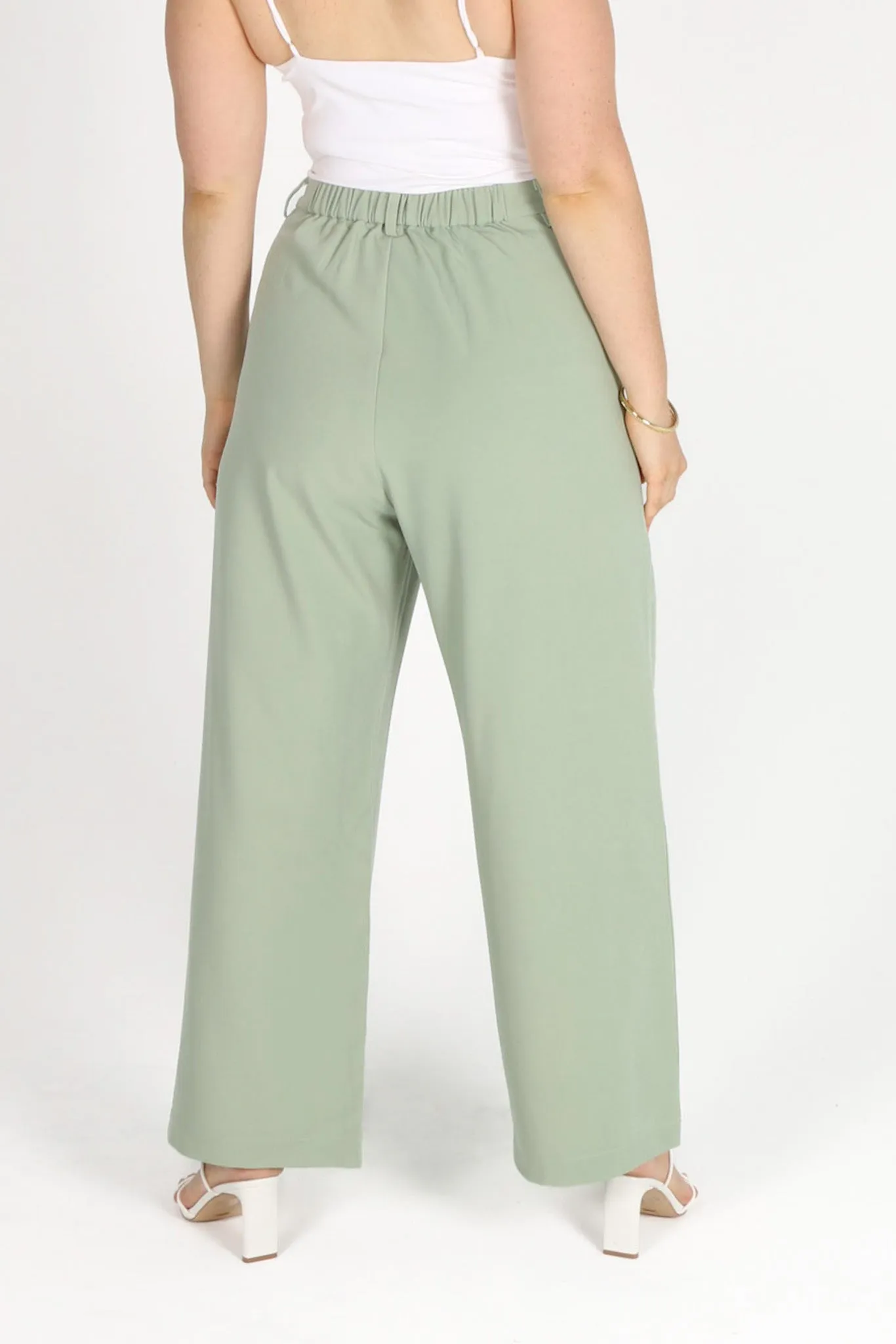 DOWNTOWN PANT SOFT GREEN