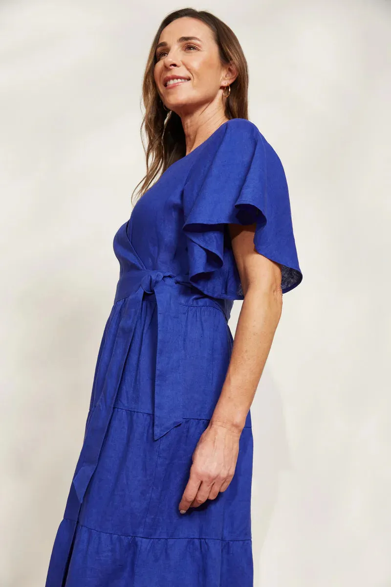 Eb&Ive Halcyon Maxi Dress - Cobalt