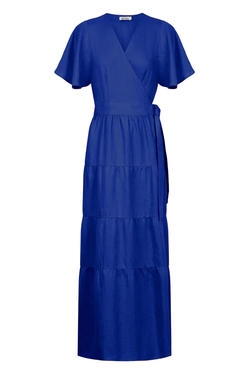 Eb&Ive Halcyon Maxi Dress - Cobalt