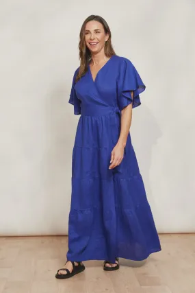 Eb&Ive Halcyon Maxi Dress - Cobalt