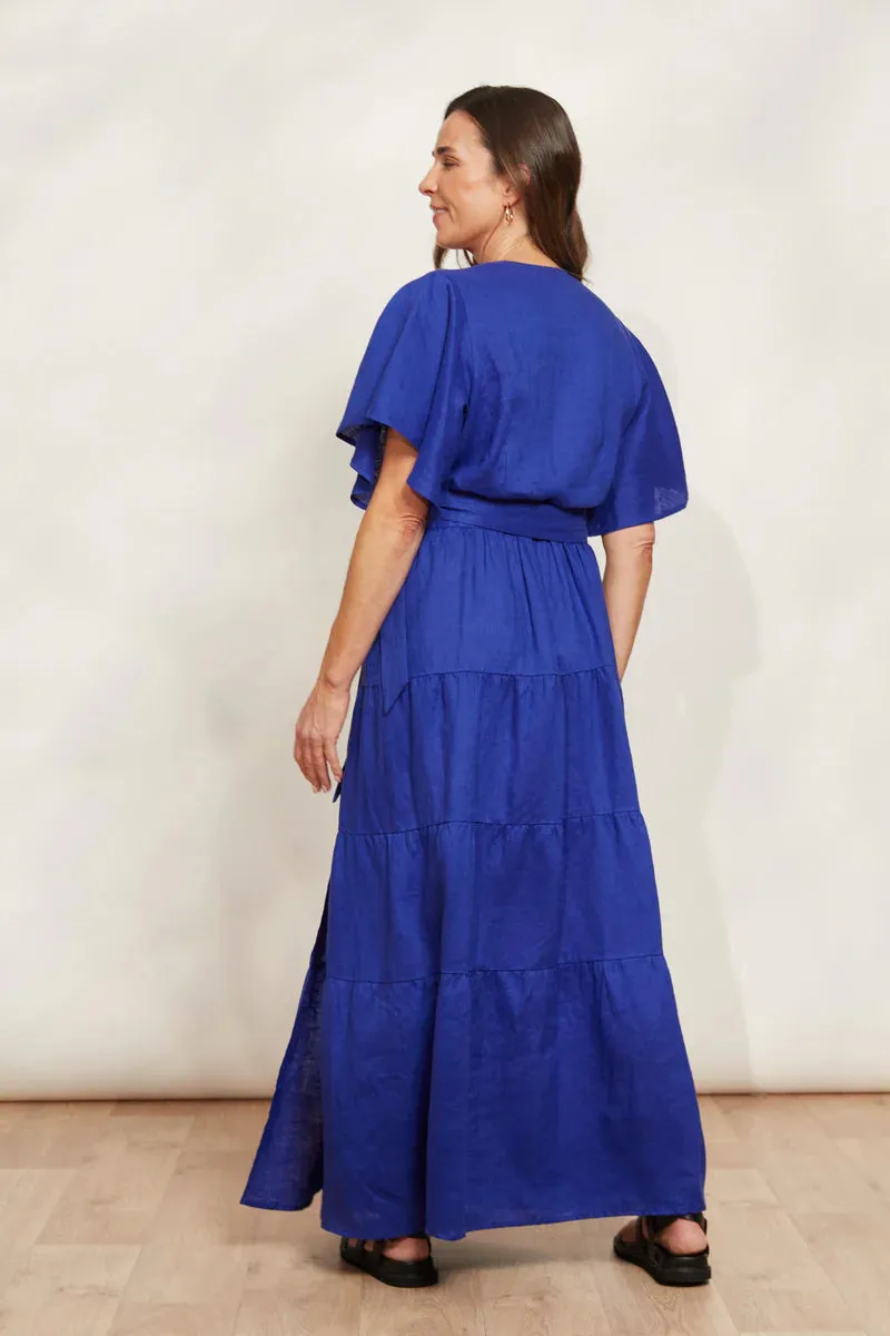 Eb&Ive Halcyon Maxi Dress - Cobalt