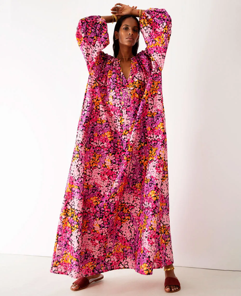 ECLECTIC DRESS "BOUGAINVILLEA" MULTICOLOR