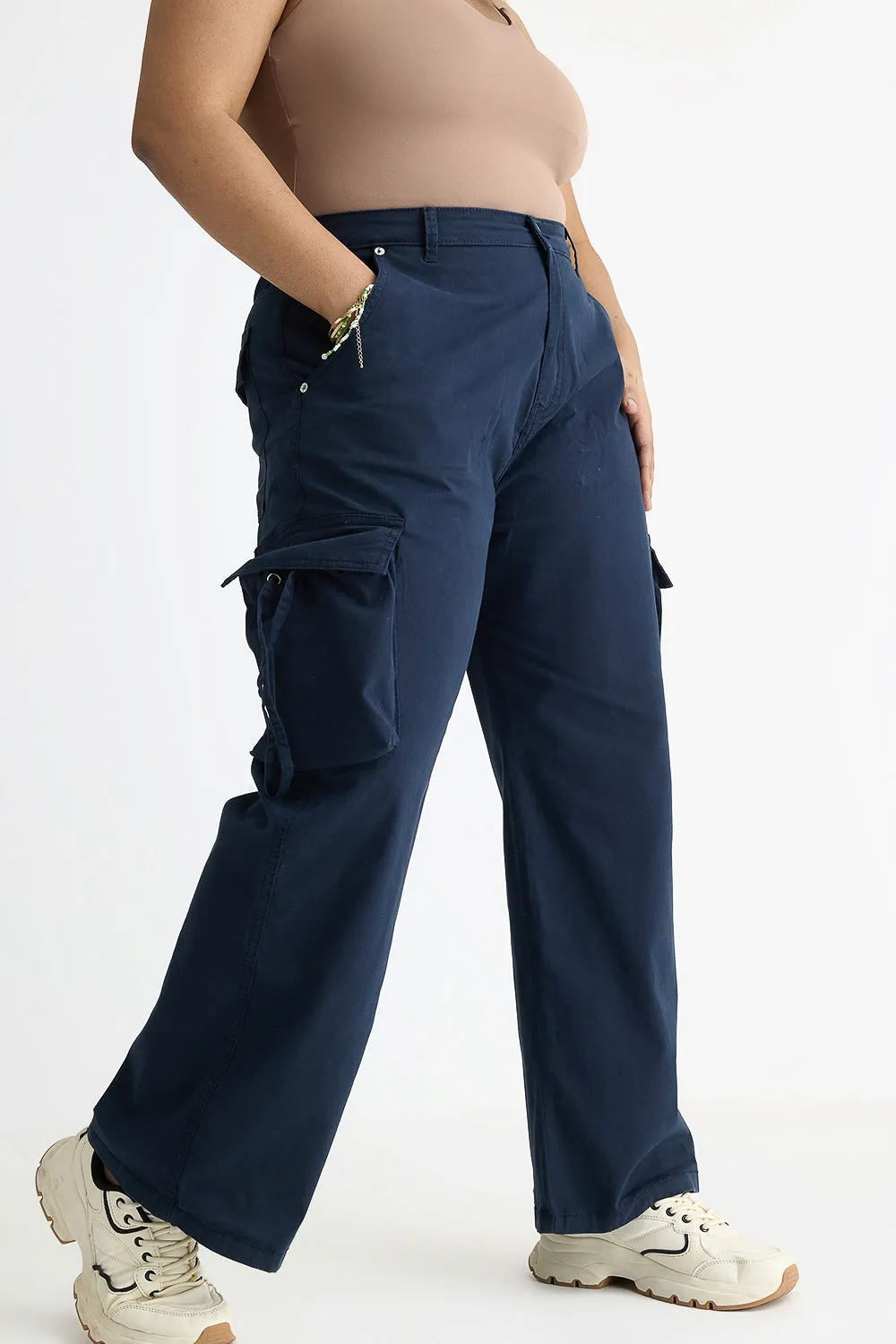 Elite Blue Curve Cargo Pants