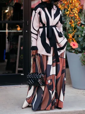 Fabulous Abstract Print Pants