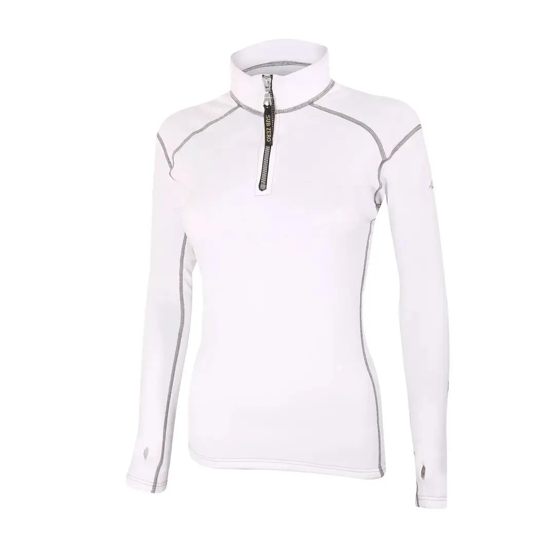 Factor 2 Womens Long Sleeve Zip Neck Mid Layer Top