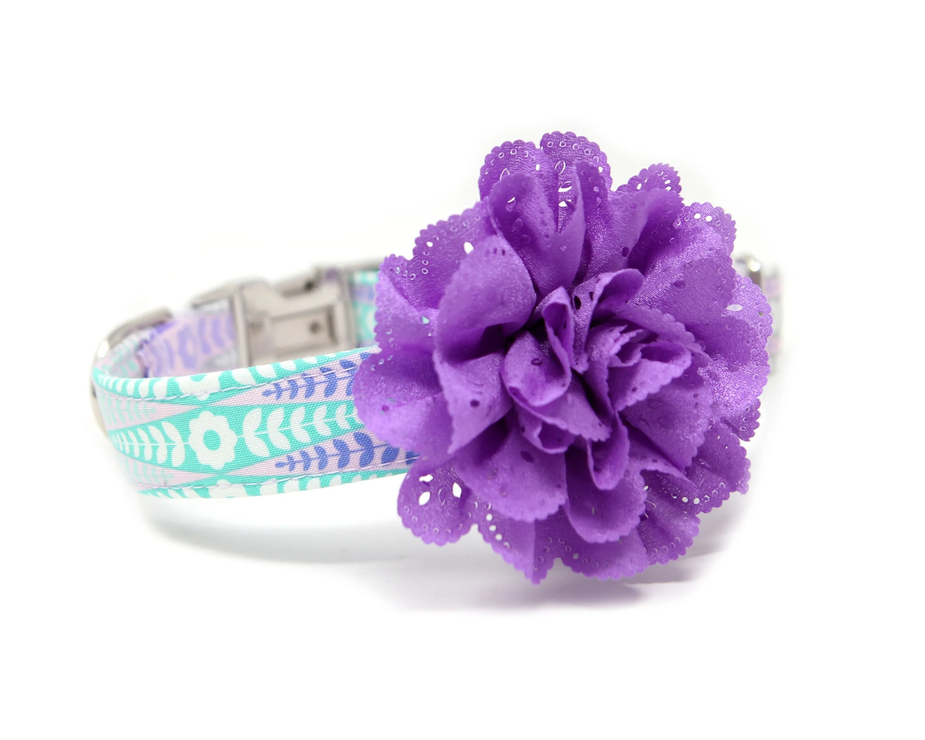 Flower Collar Lavender Leaves