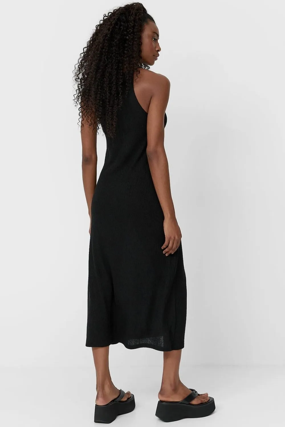 Gebreide Halter-Jurk Dress