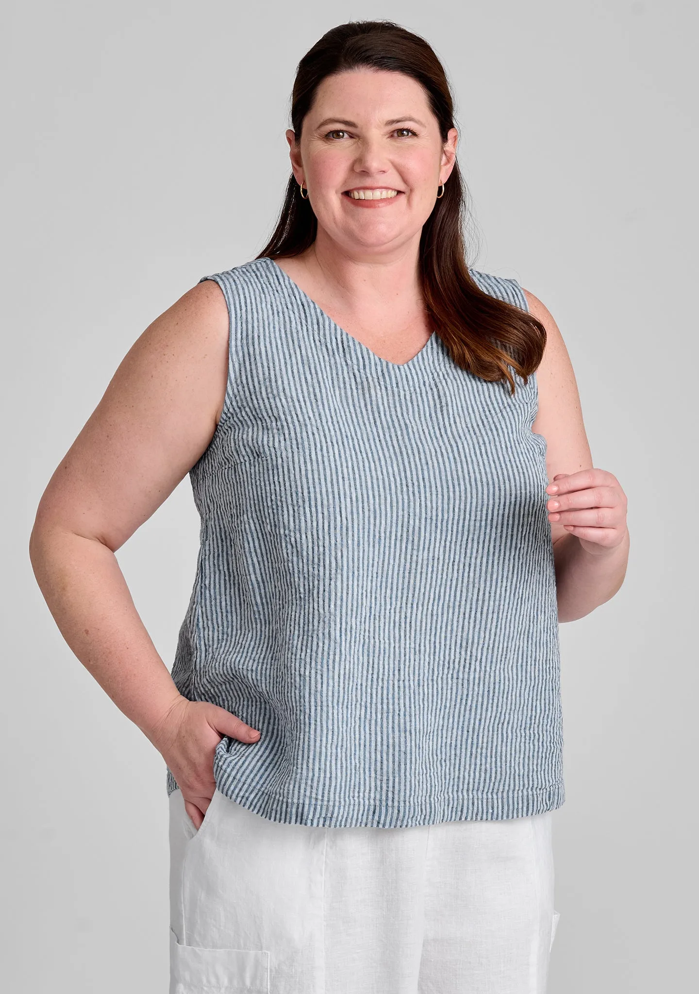 Gem Tank - Linen Tank Top