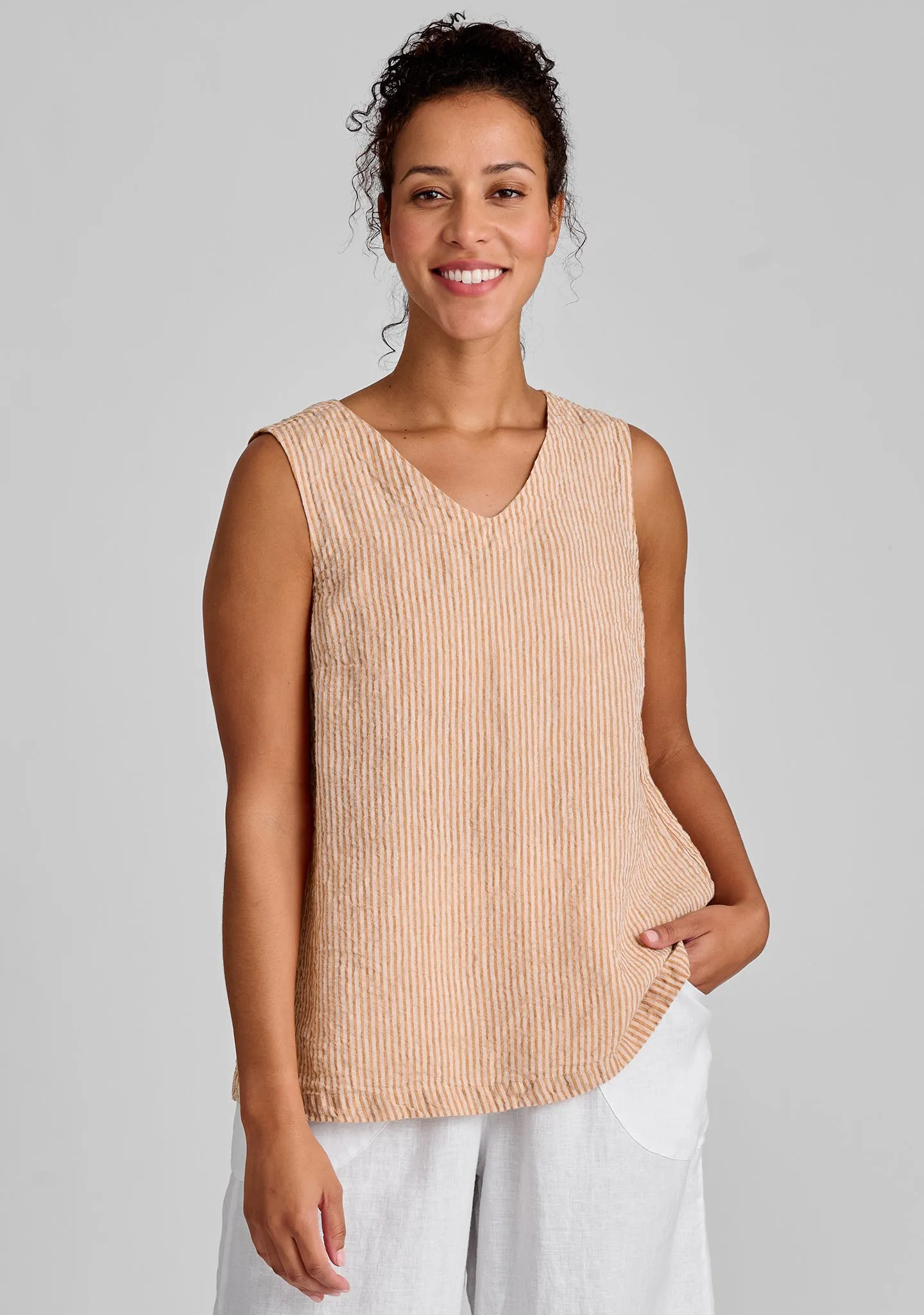 Gem Tank - Linen Tank Top